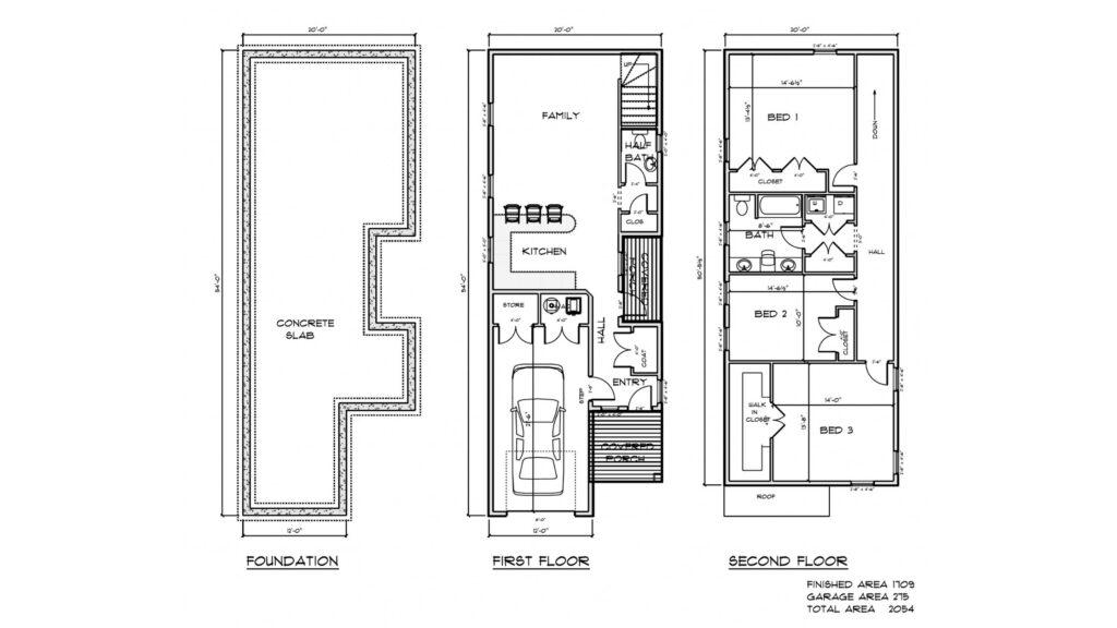 Two-Story Home Designed for Urban Living on Narrow Lots in Providence, Rhode Island 17 Two-Story Home Designed for Urban Living on Narrow Lots in Providence, Rhode Island